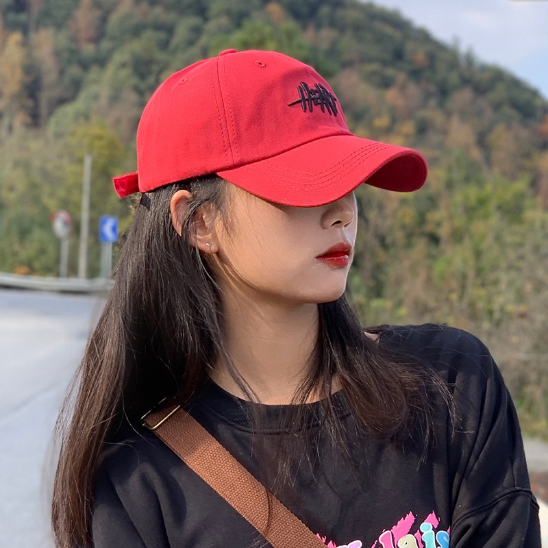 Topi Pria Wanita Baseball HEART Bordir Aksesoris Fashion Casual Cap High Quality Import BSBA