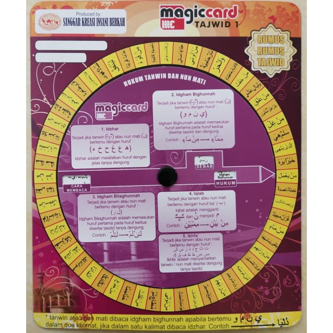 Magic Card Tajwid 1