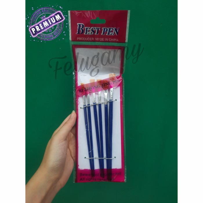 

Kusus Hari Ini Kuas Lukis Premium Quality Nylon Brush Murah