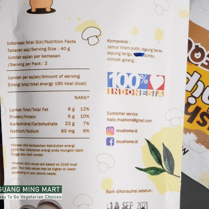 

Pilih Ini--Mushome Chips Keripik Jamur Tiram Vegan Vegetarian Friendly
