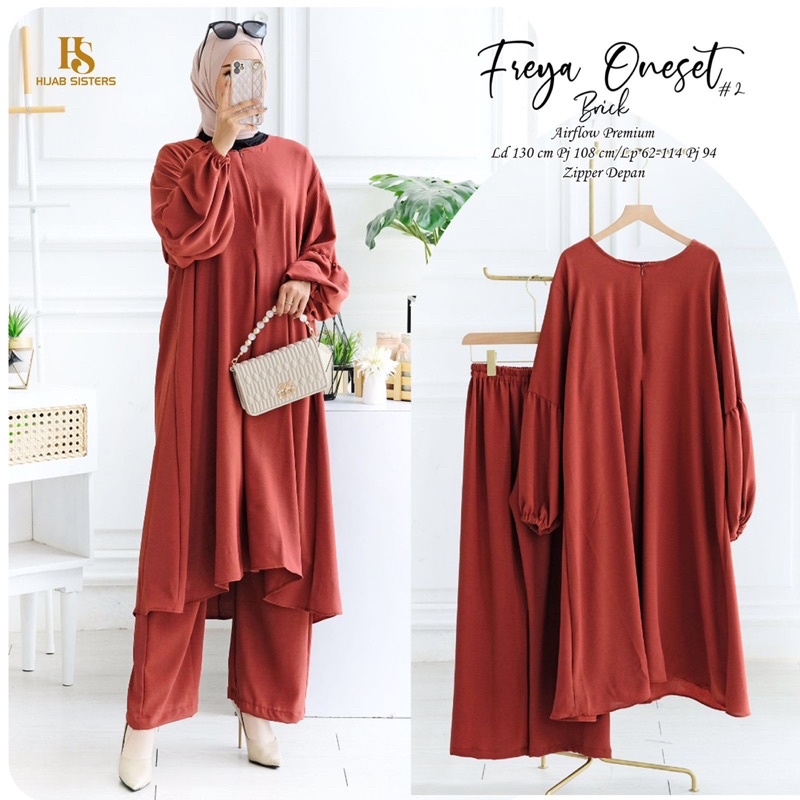 NEW NEW FREYA SELINA BOINY ONE SET CANTIK ORIGINAL BY HIJAB SISTER 100% ori best seller