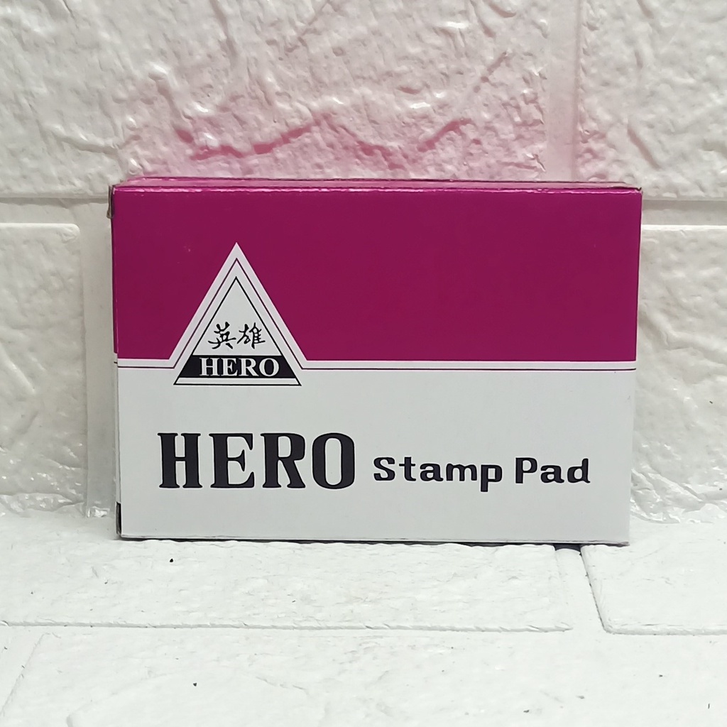 Bantalan Stampel / Stempel HERO Kecil Violet