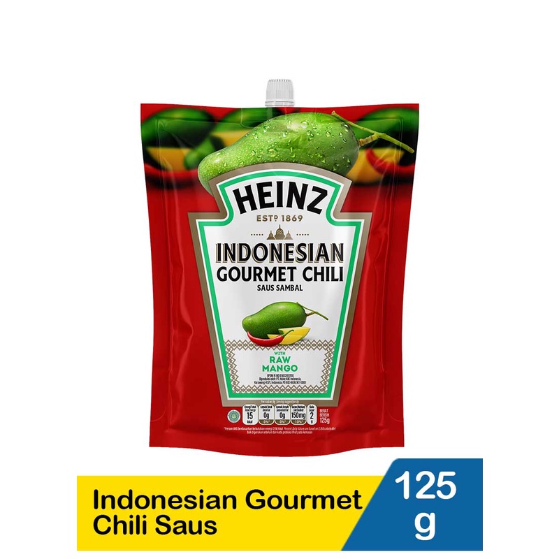 

Heinz Indonesian Gourmet Chili Saus 125 Gram