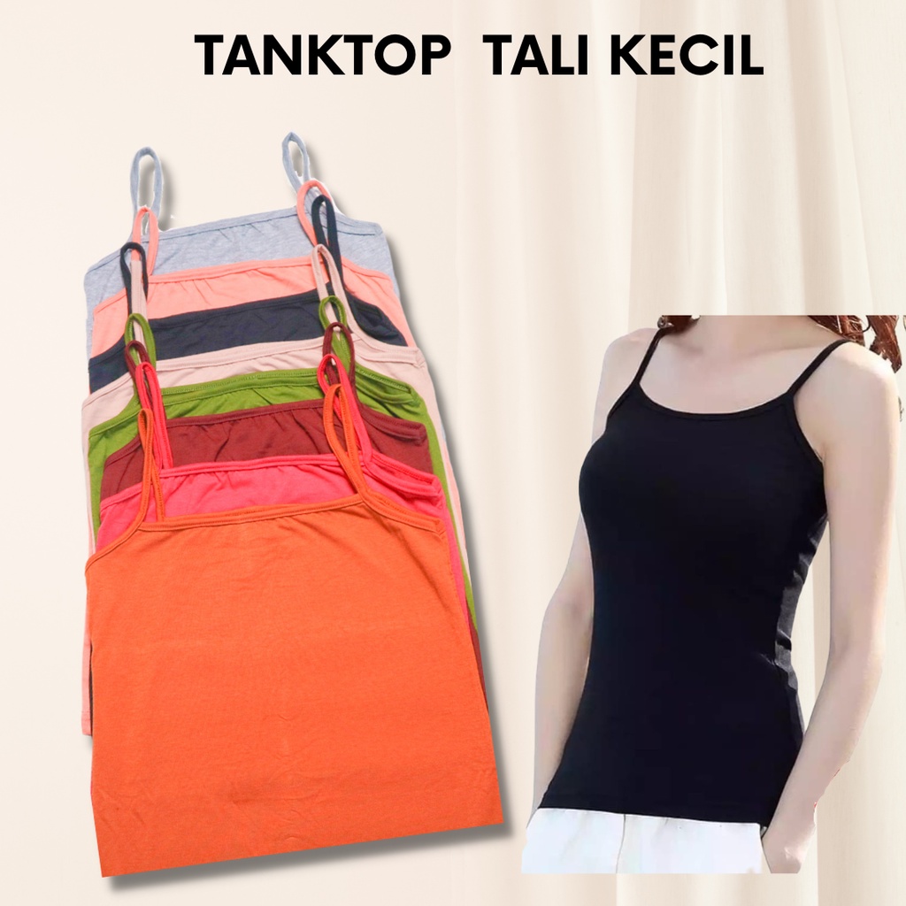 Babynkids - Tanktop Singlet Wanita / Singlet Premium Wanita / Tanktop Wanita / Tanktop Polos / Singlet Wanita / Tank Top Tali Kecil