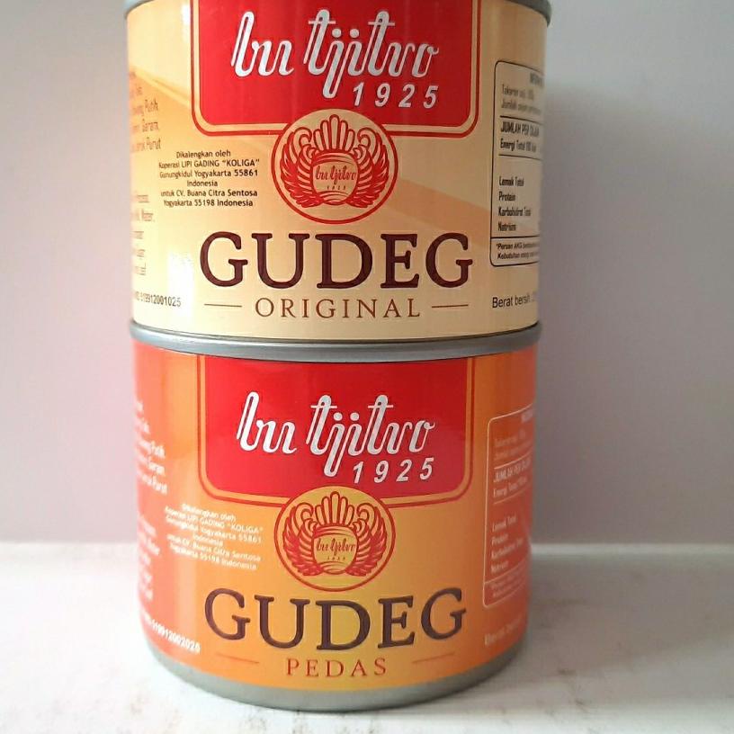 

IdXx4X8--Gudeg Kaleng Bu Tjitro Original Pedas Paket Ekonomis Special Promo - Isi 2Pcs