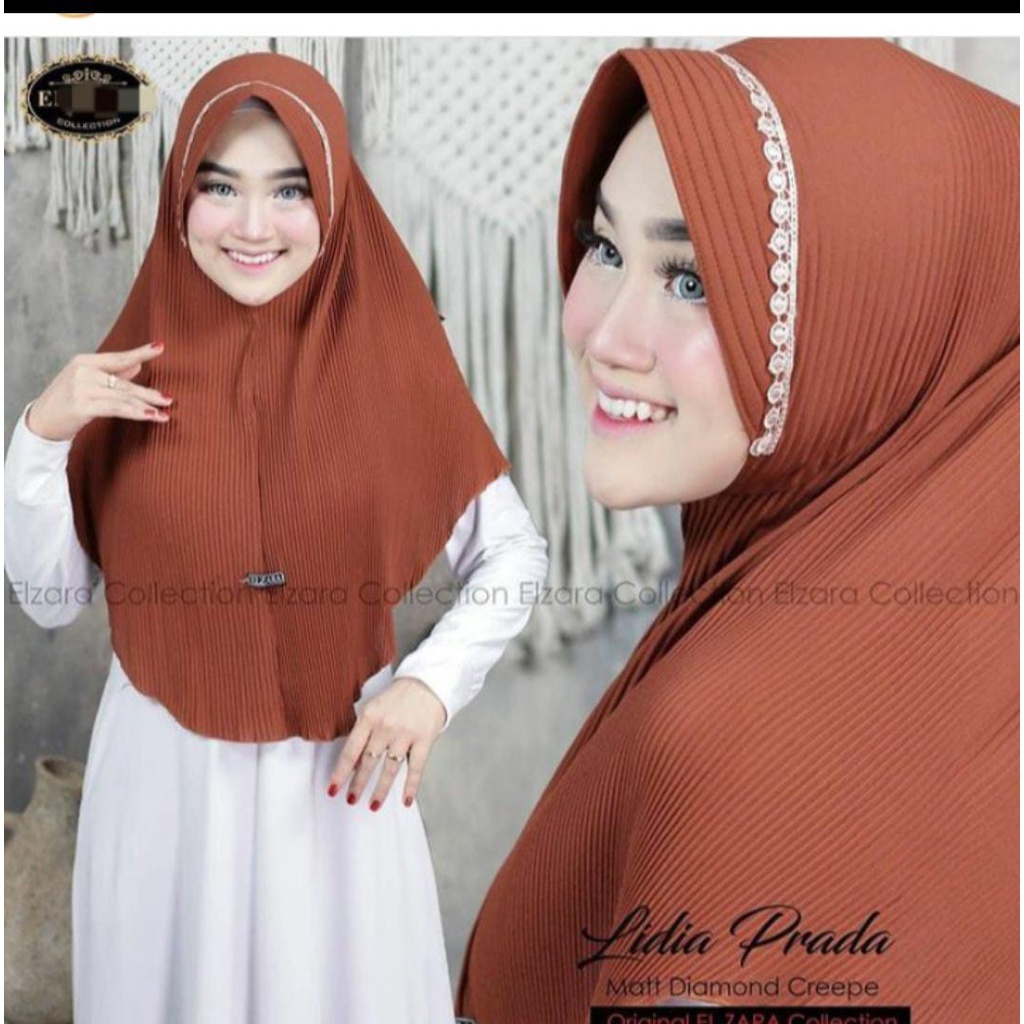 ROMO BERGO PLISKET RENDA PRADA / BERGO JERSEY PREMIUM /JILBAB INSTAN JERSEY / KERUDUNG BERGO MARYAM 