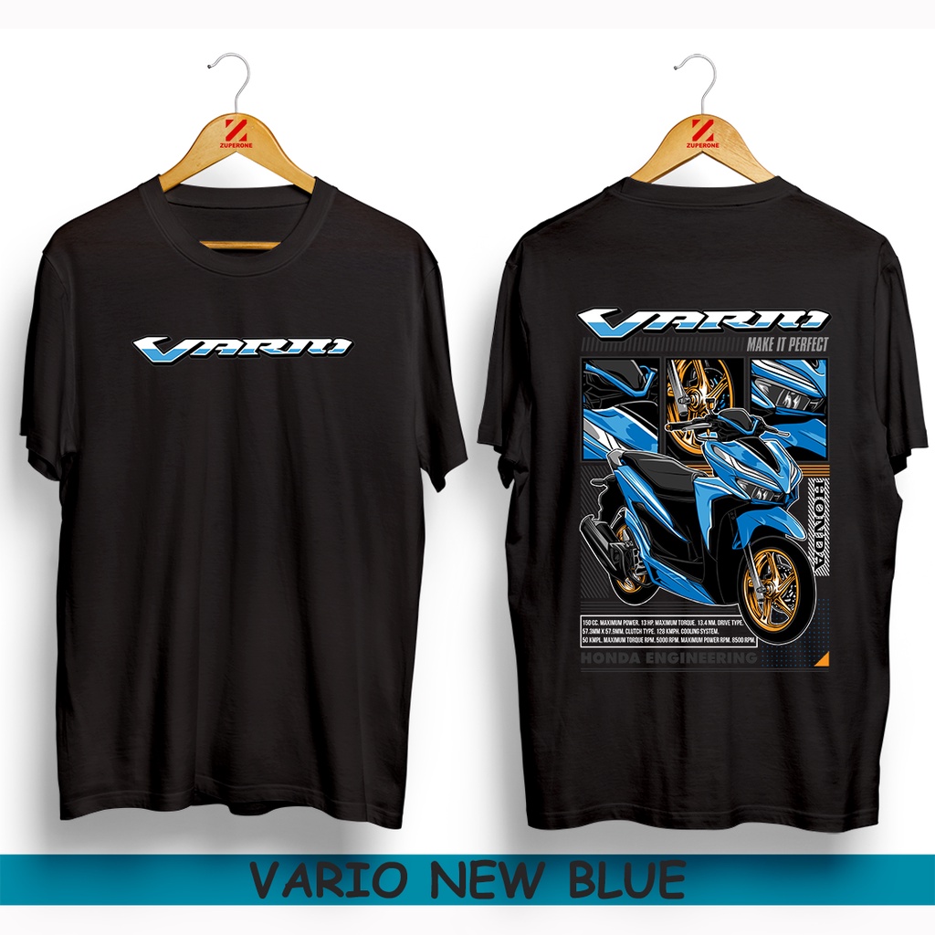KAOS MOTOR HONDA VARIO NEW BLUE SUNMORI