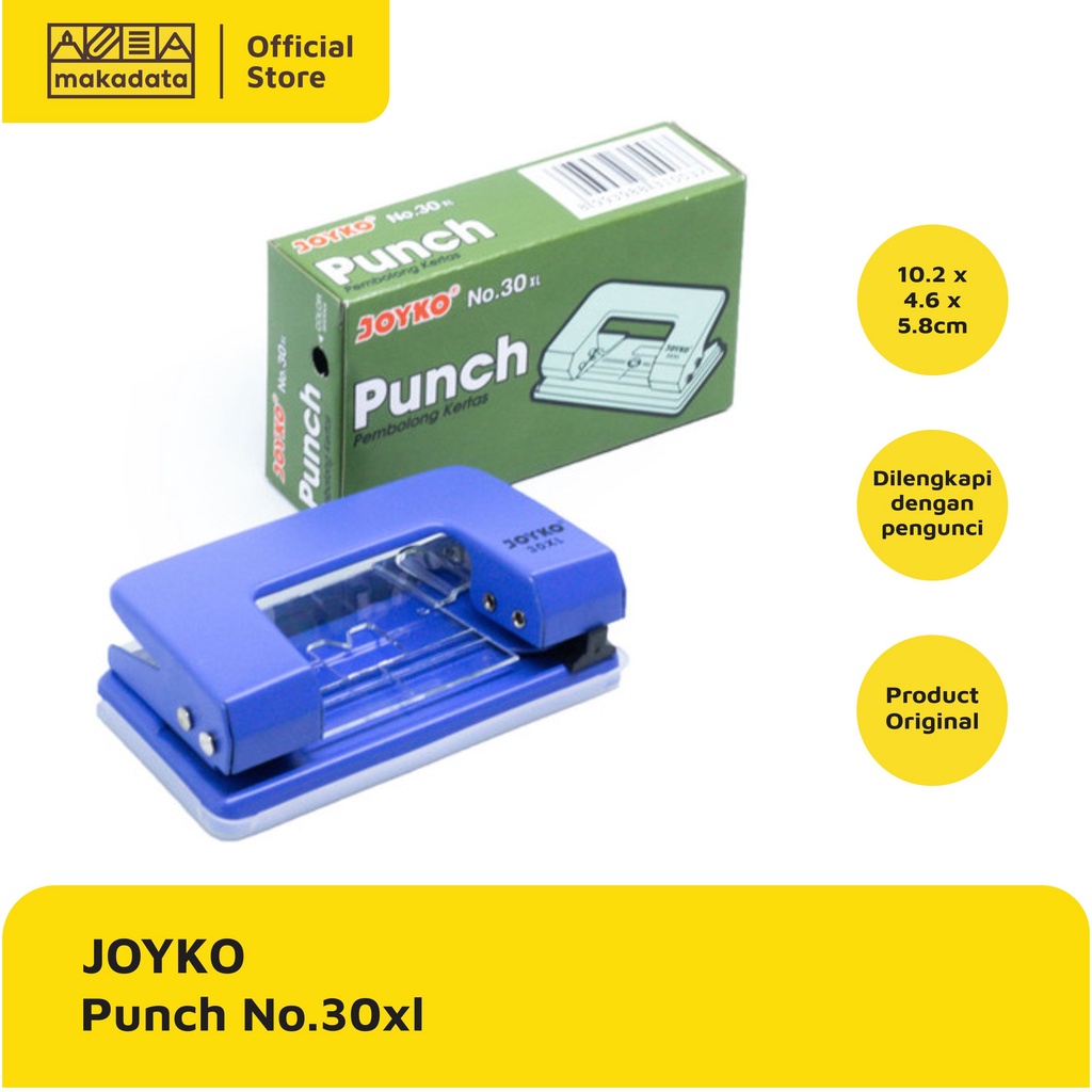 

PEMBOLONG PLONG KERTAS PUNCH JOYKO 30 XL MURAH