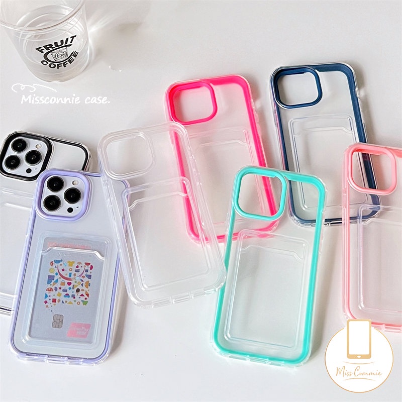 Casing Softcase iPhone 11 13 12 14 Pro MAX 7 8 6 6S + XR 7Plus 8Plus X XS MAX SE 2020 Warna Permen Polos Shockproof 3in1