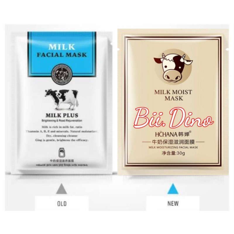 Rorec Hchana Goat Milk Natto Plus Facial Sheet Mask