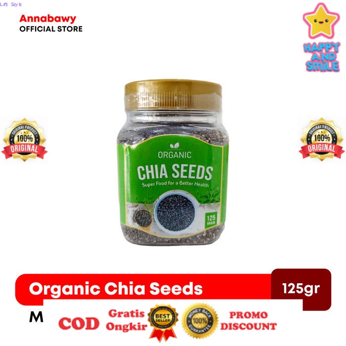 

HERBAL ASLI ORIGINAL Organic Chia Seeds Premium Annabawy Organic Chia Seed Premium 125gr Life Style