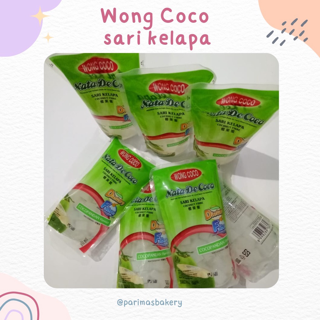 

WONG COCO NATA DE COCO SARI KELAPA 360 Gram