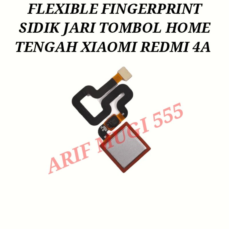 Flexible Flexibel Fingerprint Sidik Jari Tombol Home Button Xiaomi Redmi 4a Original