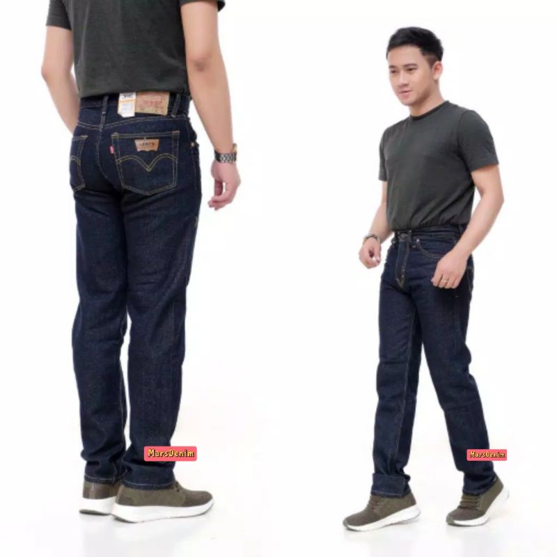 CELANA JEANS STANDAR REGULAR PRIA PREMIUM