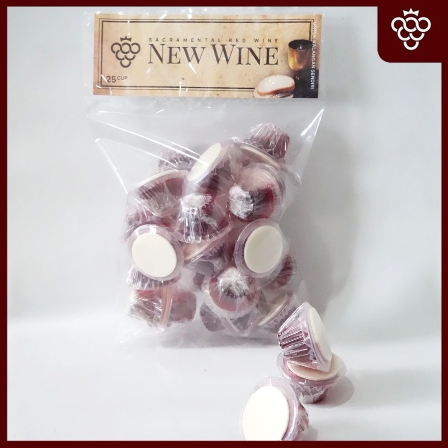 

Paket Minuman Perjamuan Gereja Isi 25 + Hosti