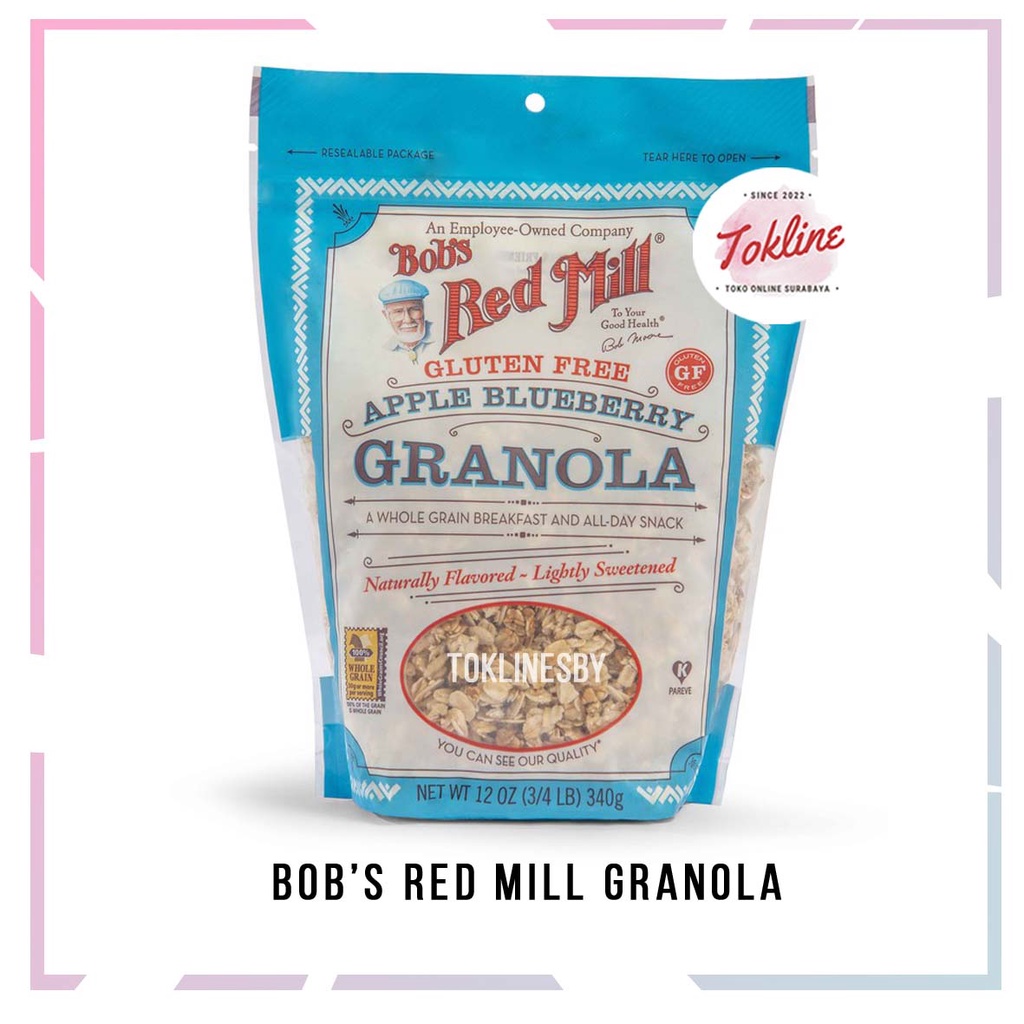 

BOB'S RED MILL GLUTEN FREE APPLE BLUEBERRY GRANOLA 340 GR