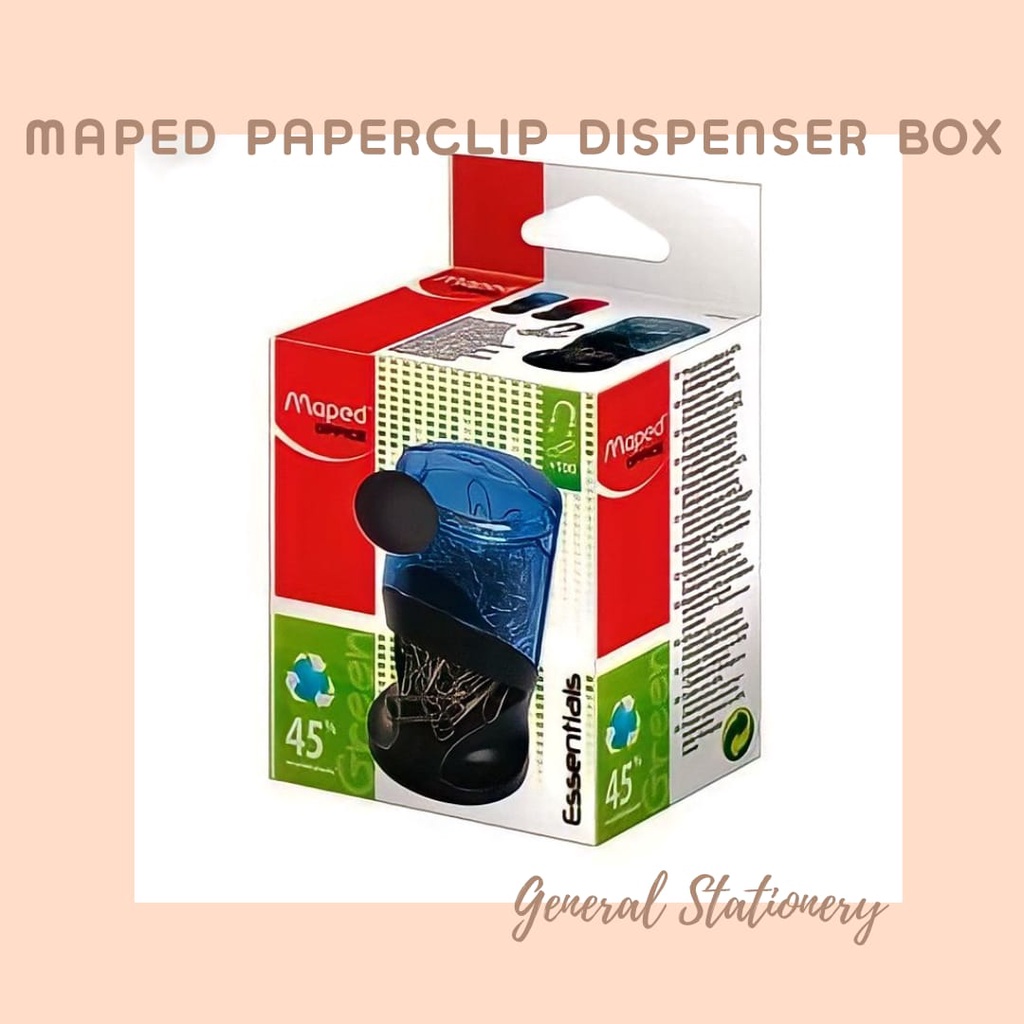 

Maped Clip Paper Dispenser E-3750 / Tempat Paper Klip Maped