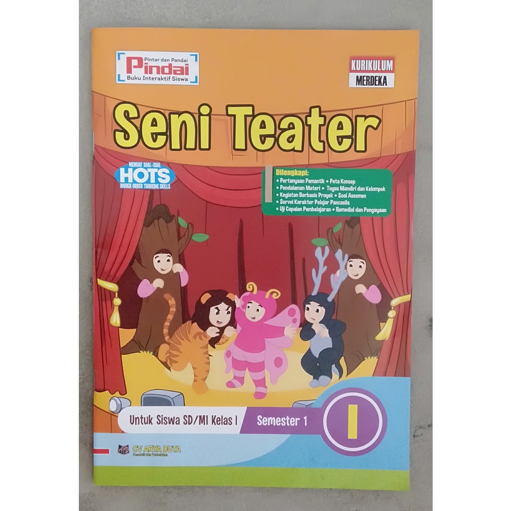 

Buku LKS Kurikulum Merdeka CV.ARYA DUTA| Seni Teater Kls 1 SD/MI Sem-1