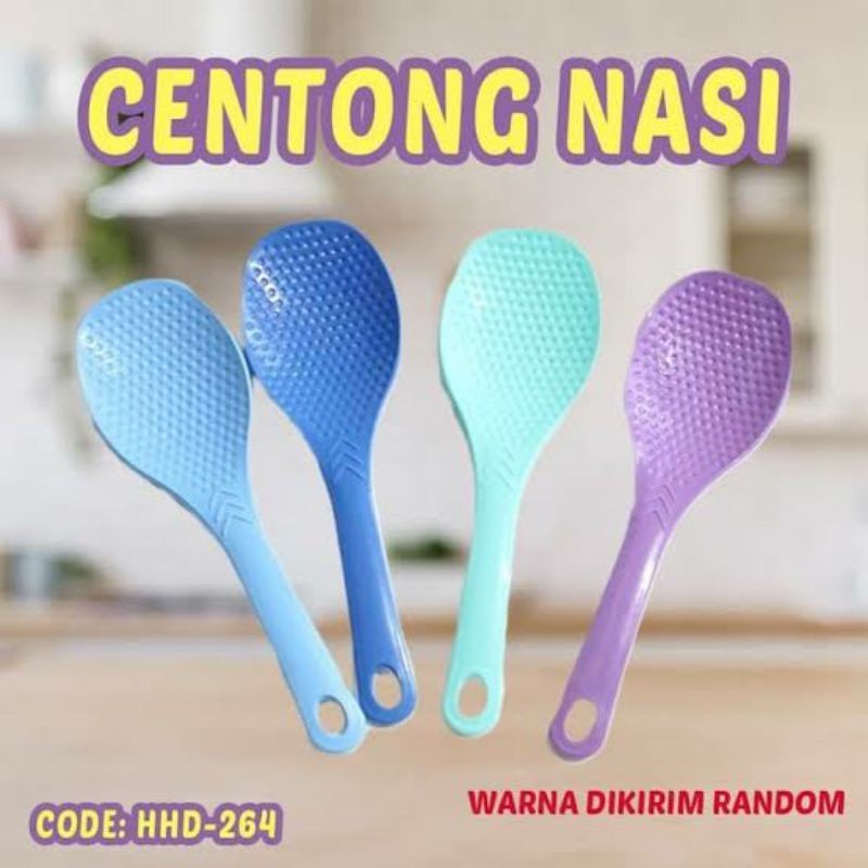 LT- SALE - CENTONG NASI PLASTIK / SENDOK CENTONG NASI WARNA WARNI