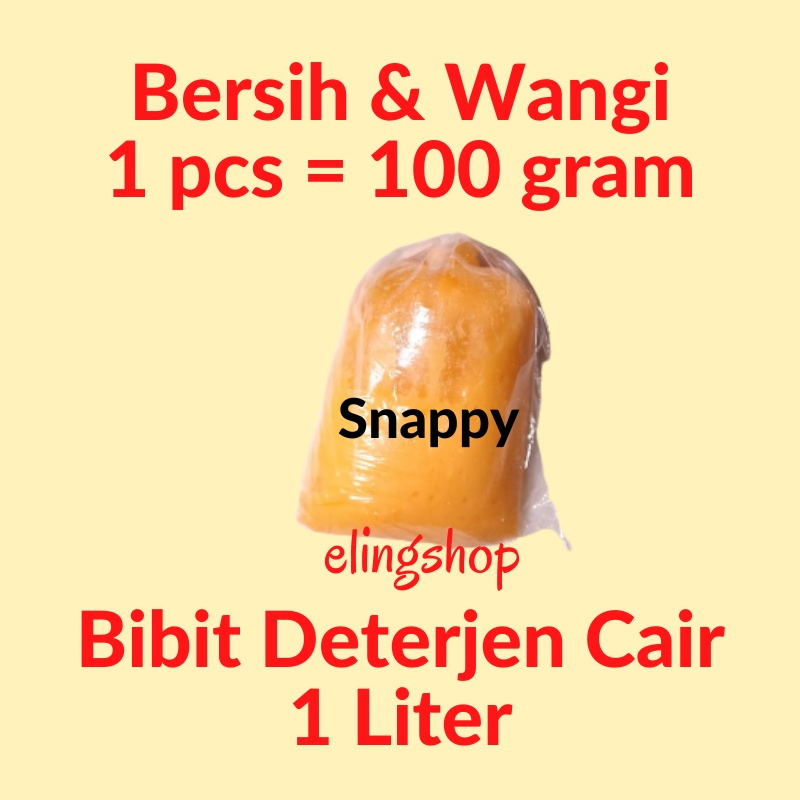 Biang Deterjen Detergen Detergent Cair Laundry Pakaian Aroma Snappy Untuk 1 Liter