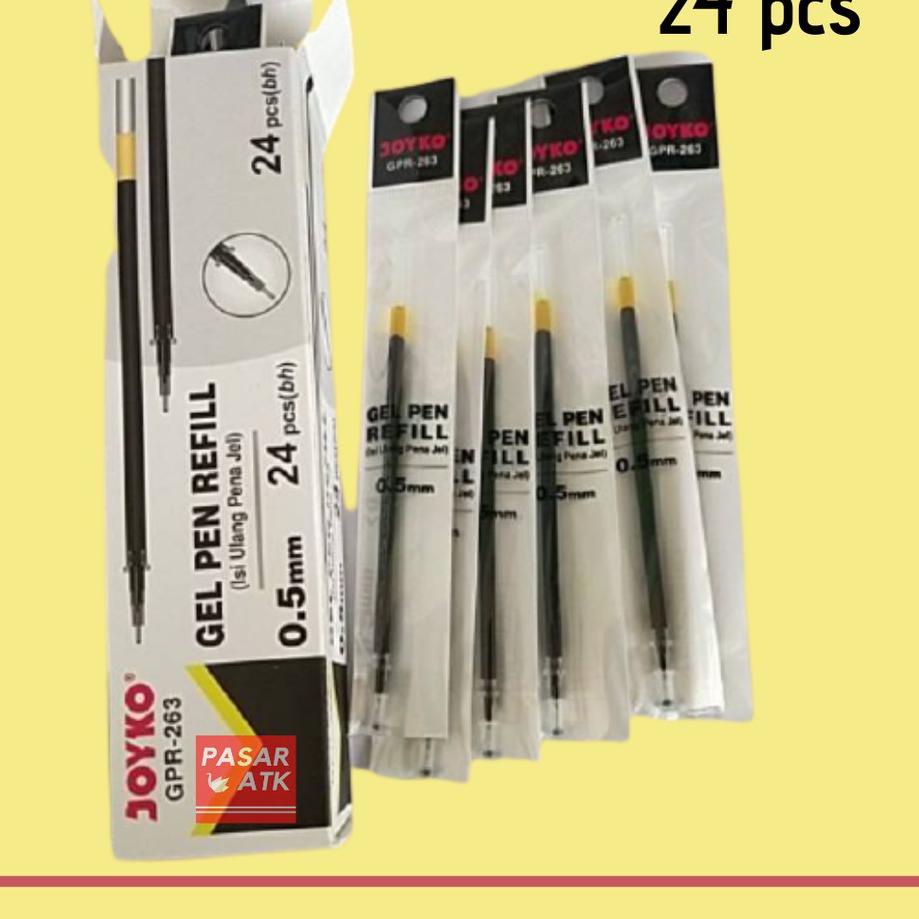 

Buruan Beli--Isi Refill Pulpen / Pen Gel JOYKO 0.5mm GPR 263 (24 pcs)