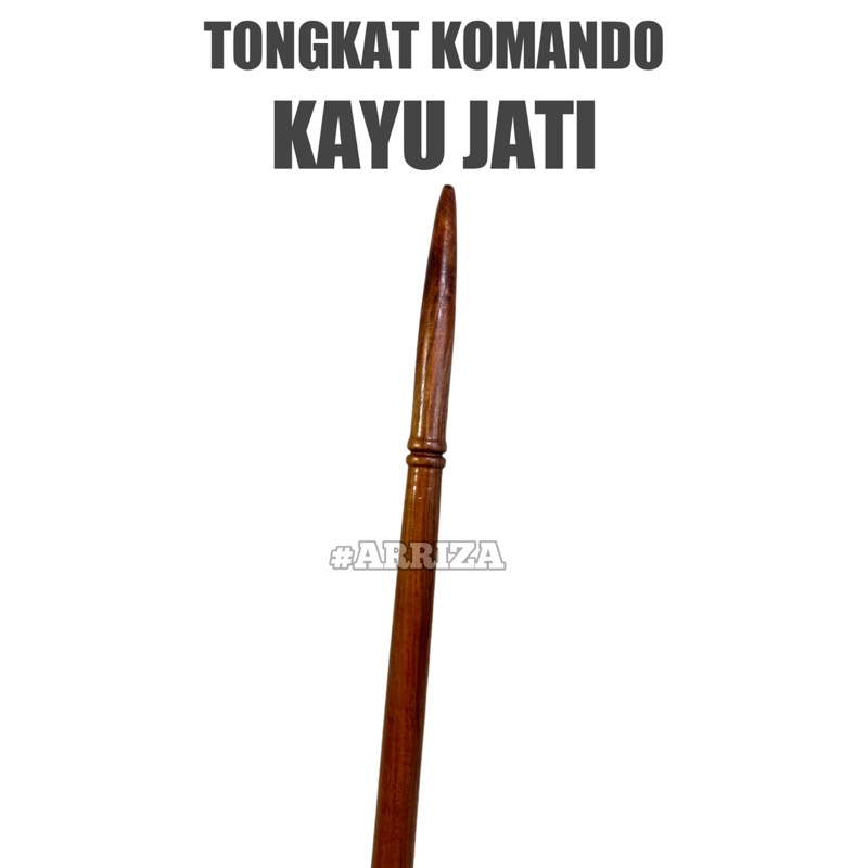 Tongkat Komando Kayu Jati Asli