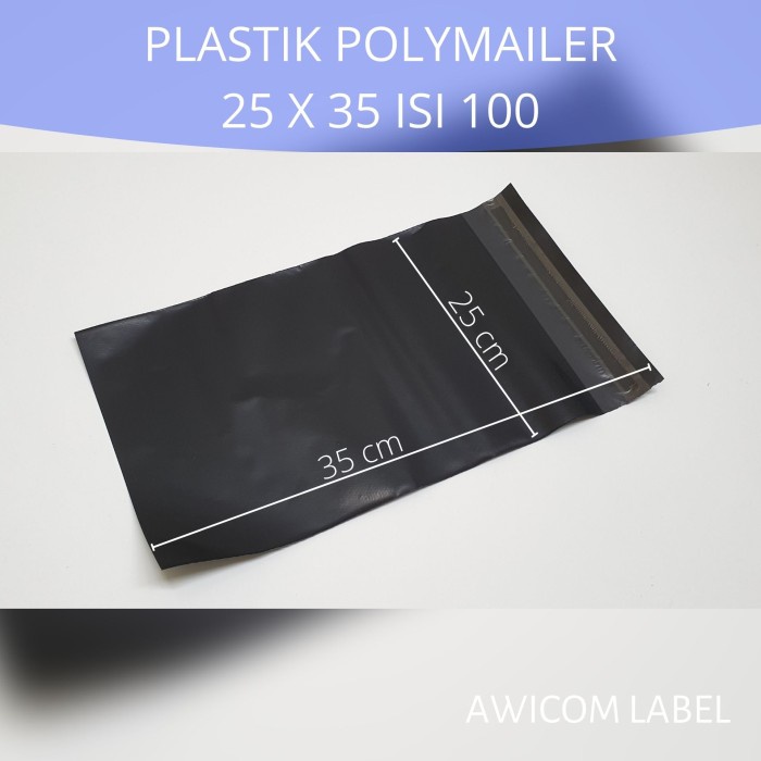 

Bergaransi 25X35 Polymailer Plastik Packing Ukuran 25 X 35 Cm Isi 100 Hemat