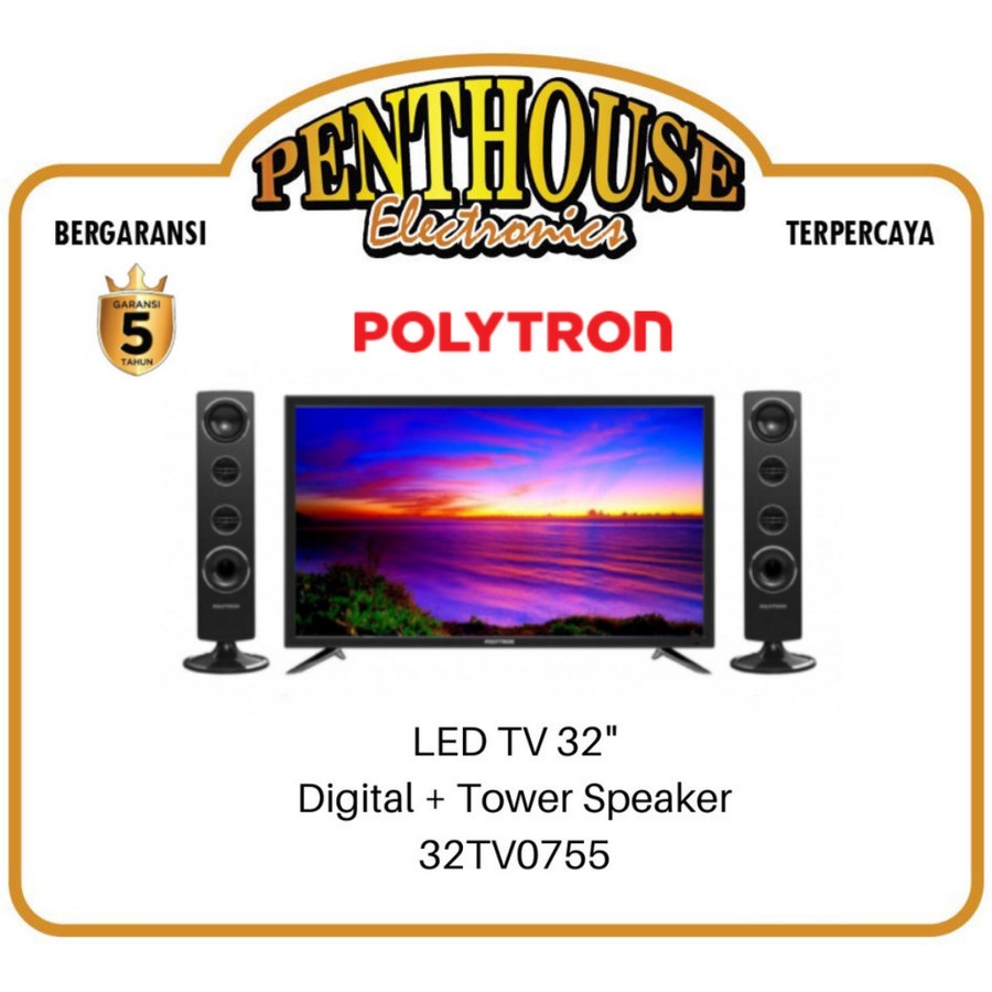 Polytron LED Digital TV 32 Inch 32TV0755 / PLD-32TV0755