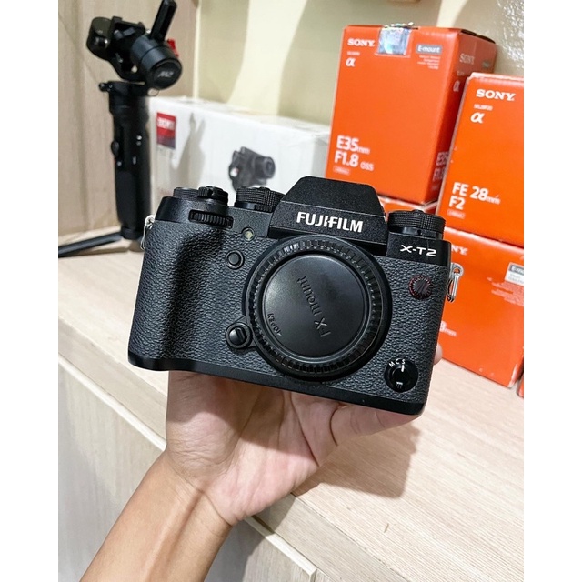 KAMERA MIRORLES FUJIFILM X-T2 BODY ONLY KONDISI SEPERTI BARU - FUJIFILM XT2 TERLARIS - KAMERA FUJIFI