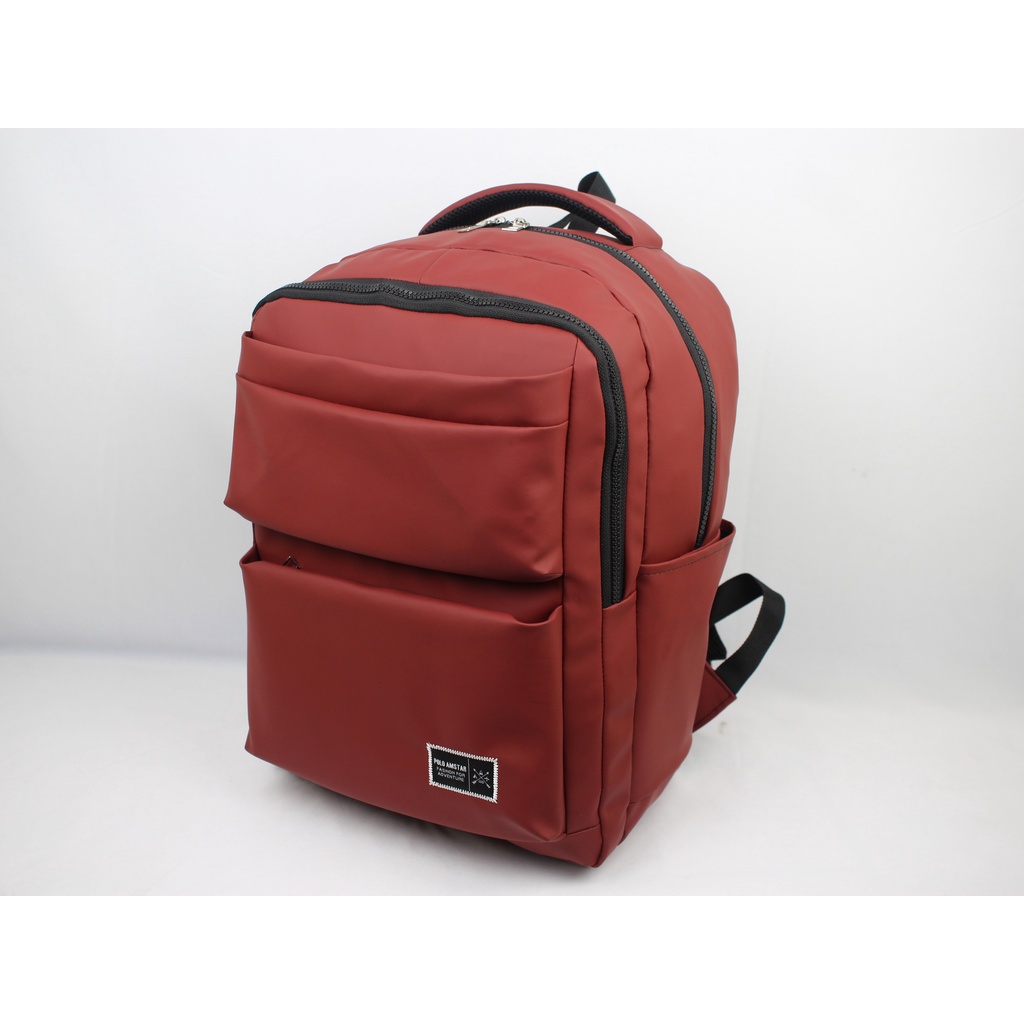 Backpack Tas Ransel Waterproof Original Polo Amstar 18&quot; Inchi Bahan Ballon Anti Air Best Quality Tas Selempang Tas Pria Wanita Tas Ransel Berkualitas