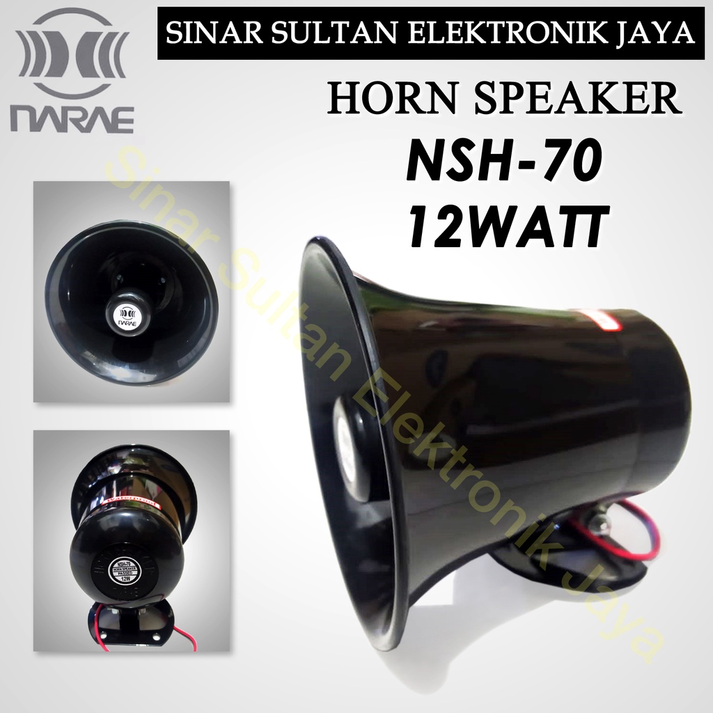 Jual SPEAKER HORN NARAE NSH70 12WATT 8 OHM( FREE BUBBLE WRAP) Shopee