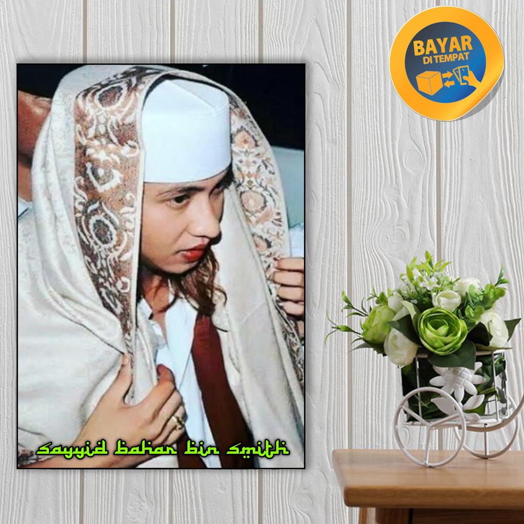 Jual Hiasan Dinding Tema Habib Poster Ulama Pejuang Indonesia Poster Kayu Wall Decor