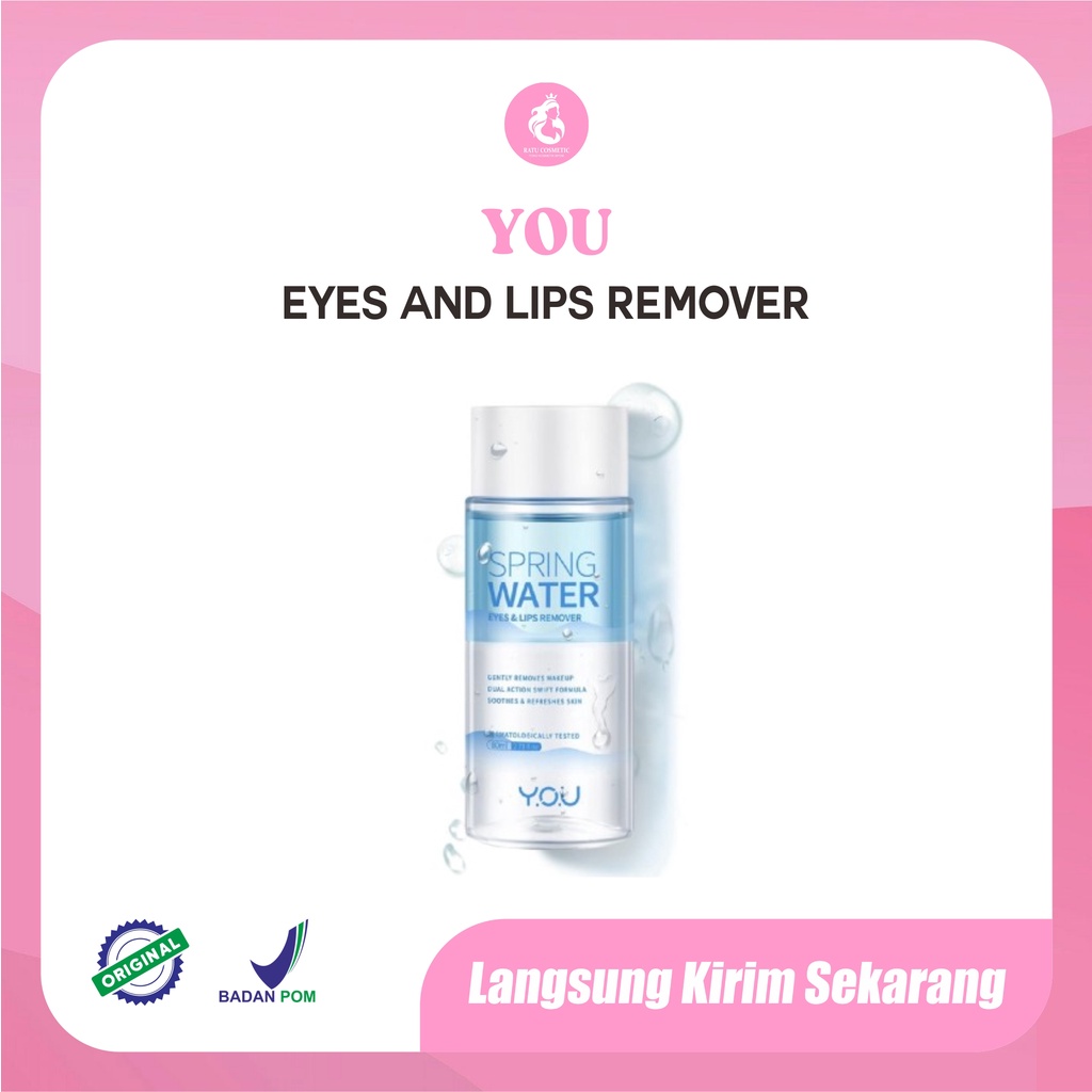 YOU Spring Water Eyes &amp; Lips Remover 80ml