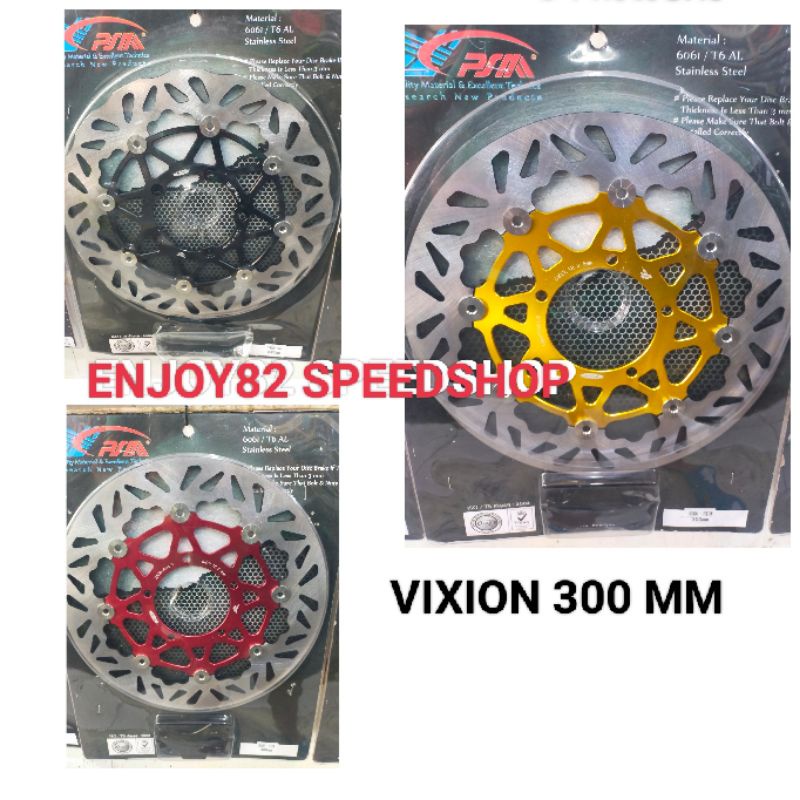 Disc brake piringan cakram depan Psm Titanium vixion ukuran 300 mm