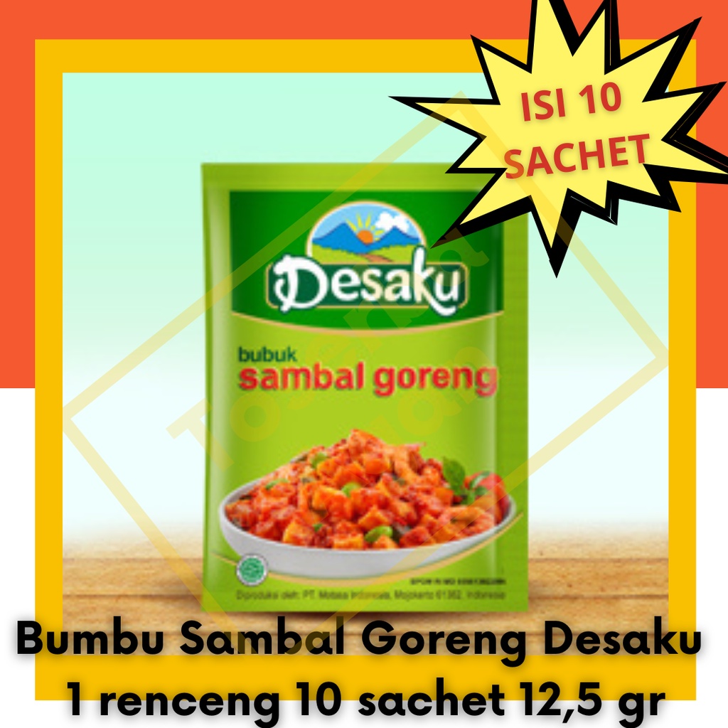 Desaku Bumbu Sambal Goreng isi 10 sachet Bubuk Instant Kentang