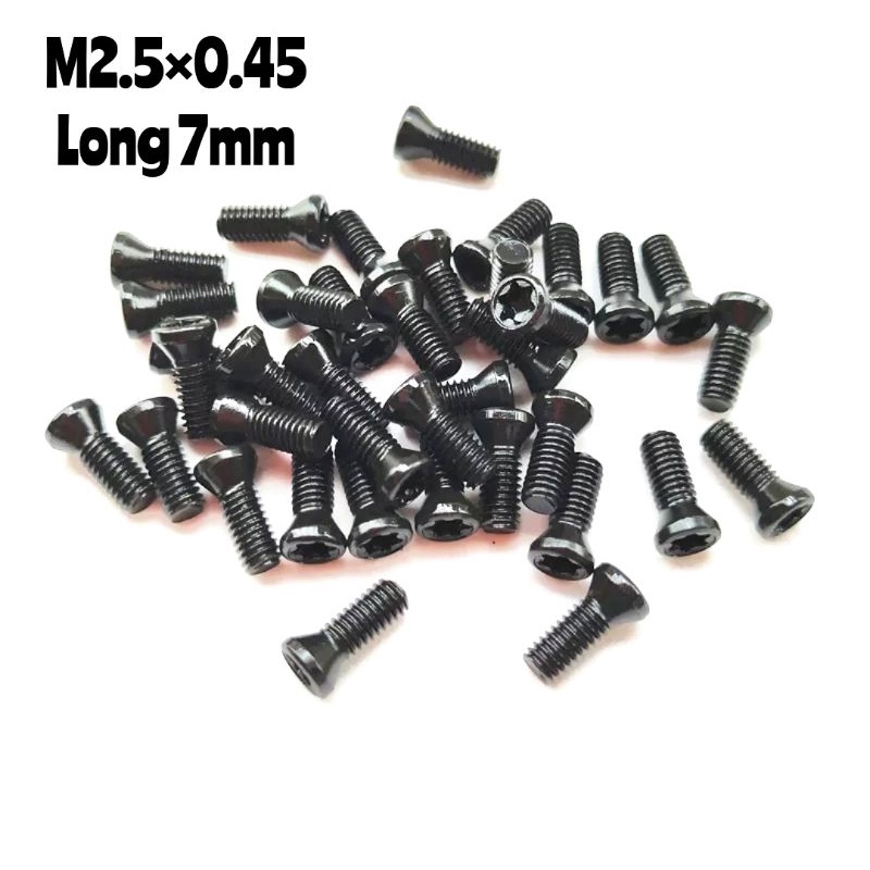 Baut insert Baut Holder Baut Facemill M2.5×0.45 Long 7mm Baru