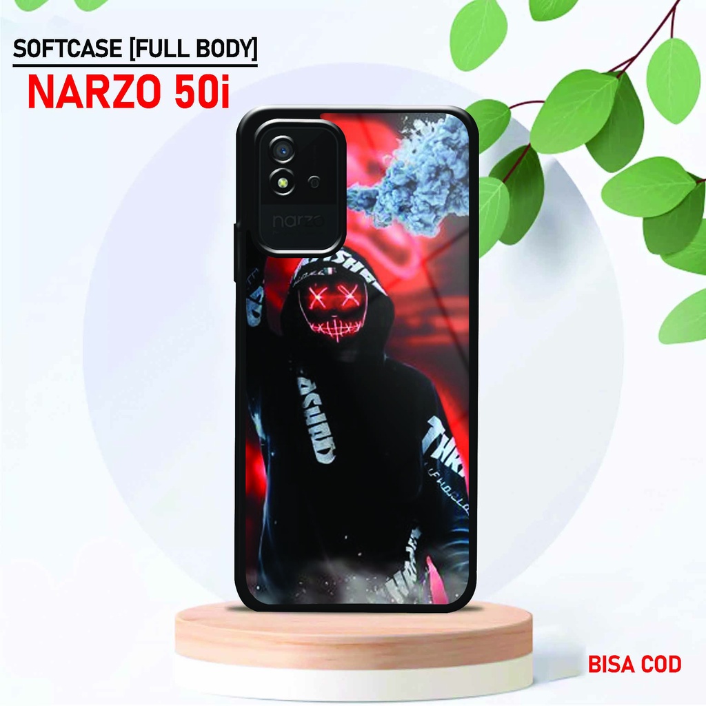 Softcase Glossy Realme Narzo 50i - Fashion Case [ UC 57 ] Realme Narzo 50i - Softcase Mengkilat Real