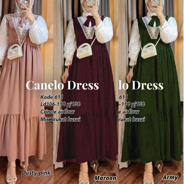(API.18Oc22y) Canelo set maxy dress (Label Zonya)