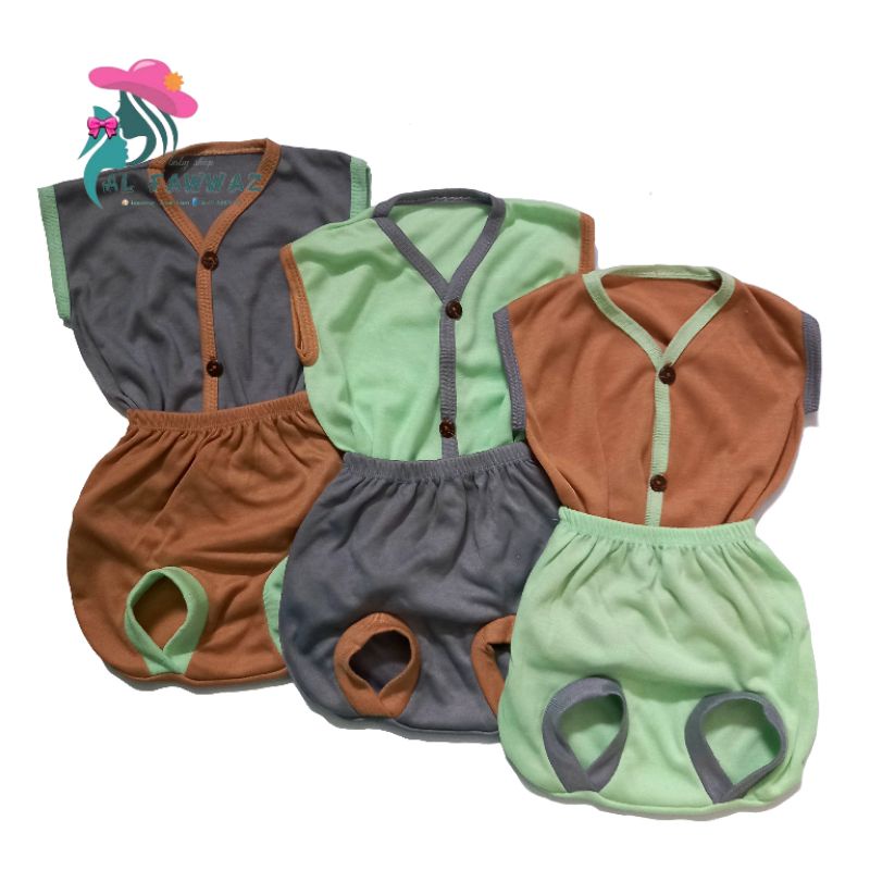 Setelan bayi kutung kombinasi