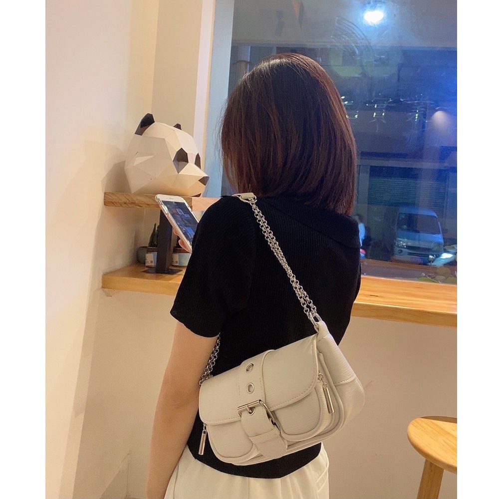Suhao fat homemade bag 2021 summer new trendi niche all-match candy-color chain cute armpit shoulder bag women