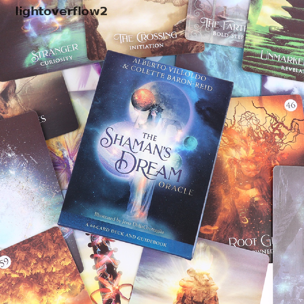 (lightoverflow2) Kartu Tarot The Shaman Dream Oracle Untuk Pesta