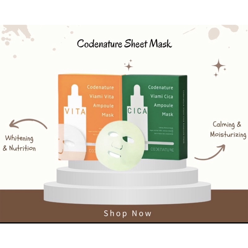 PROMO (BPOM)  CODENATURE AMPOULE SHEET MASK