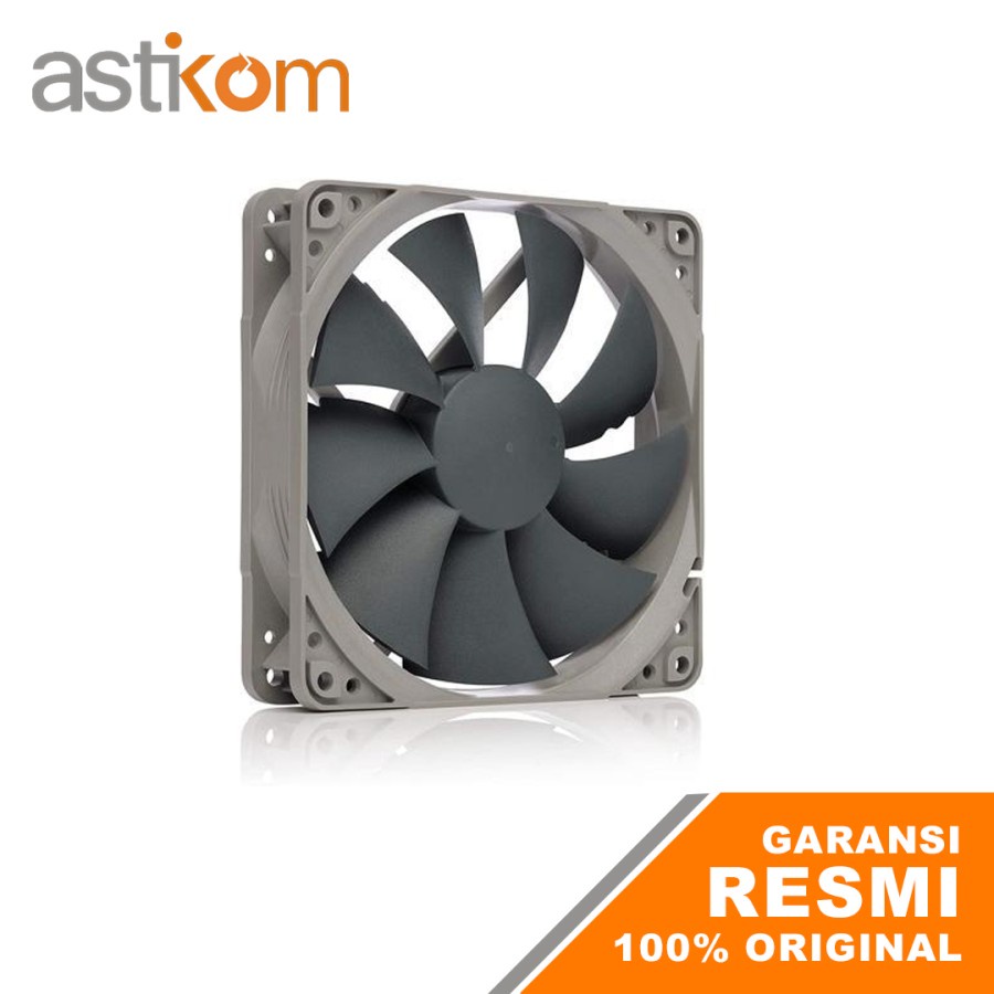 Noctua NF-S12B Redux-1200 PWM Fan - 120mm High Performance Cooling Fan, 1200 RPM, 4-Pin (Grey)