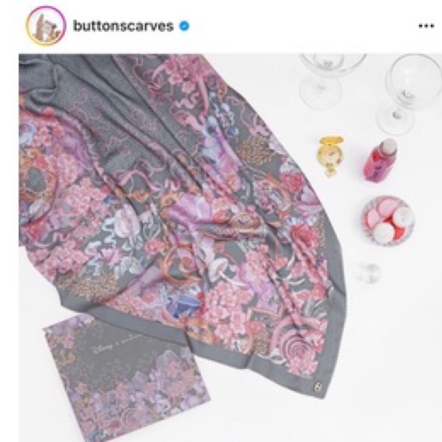 Preloved Disney scarf by Button Scarves