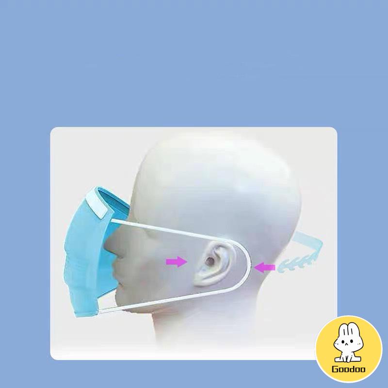 Sabuk Extender Masker Wajah Bahan Silikon Lembut Anti Slip Elastis Dengan Kait Telinga S -Doo