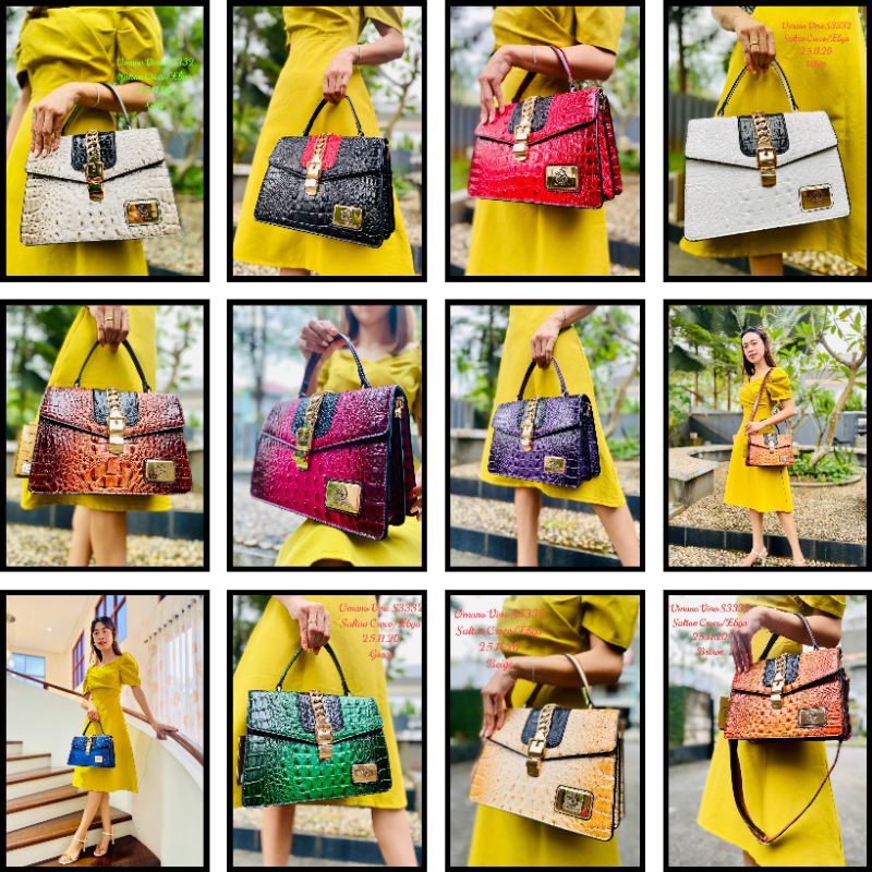 UMANO VERO Sultan Croco/Ebya Bahan Croco Kode S3332Sz