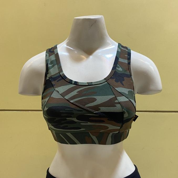 Sport Bra Army Sport Club Bahan Katun Premium size M/L/XL