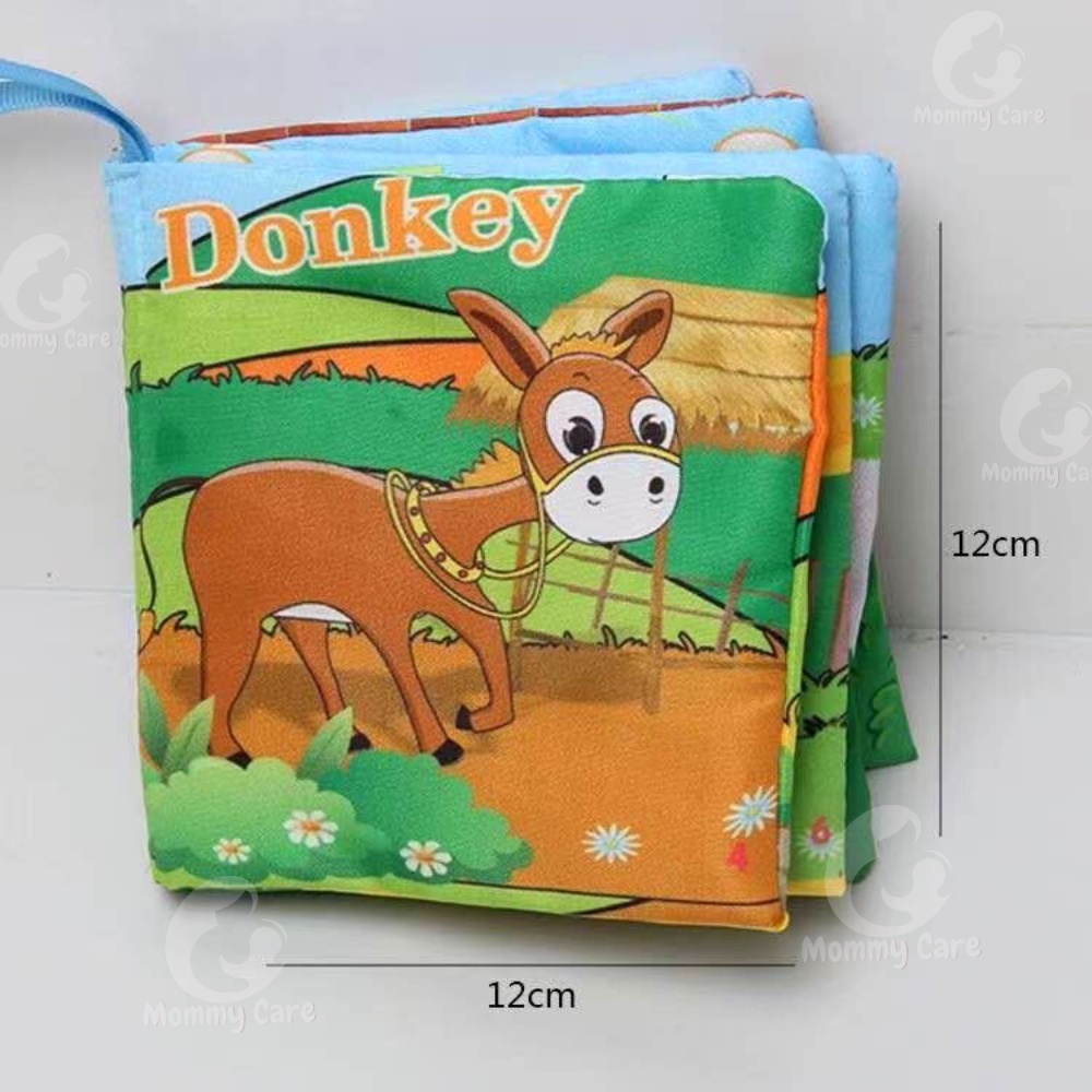 MOMMYCARE SOFT BOOK BUKU BANTAL EDUKATIF BUKU CERITA MAINAN BAYI BAHAN KAIN