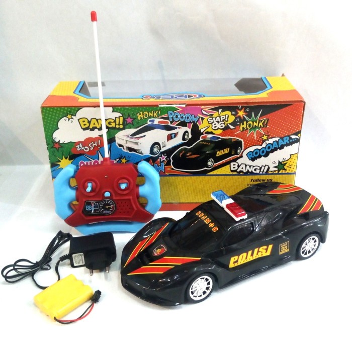 Mainan Mobil Remot Kontrol Lamborgini Polisi (09070330) myrainbow