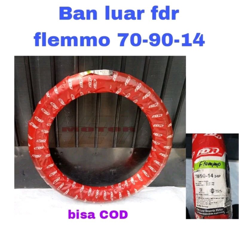 ban luar fdr flemmo ukuran 70/90 ring 14 70/90-14